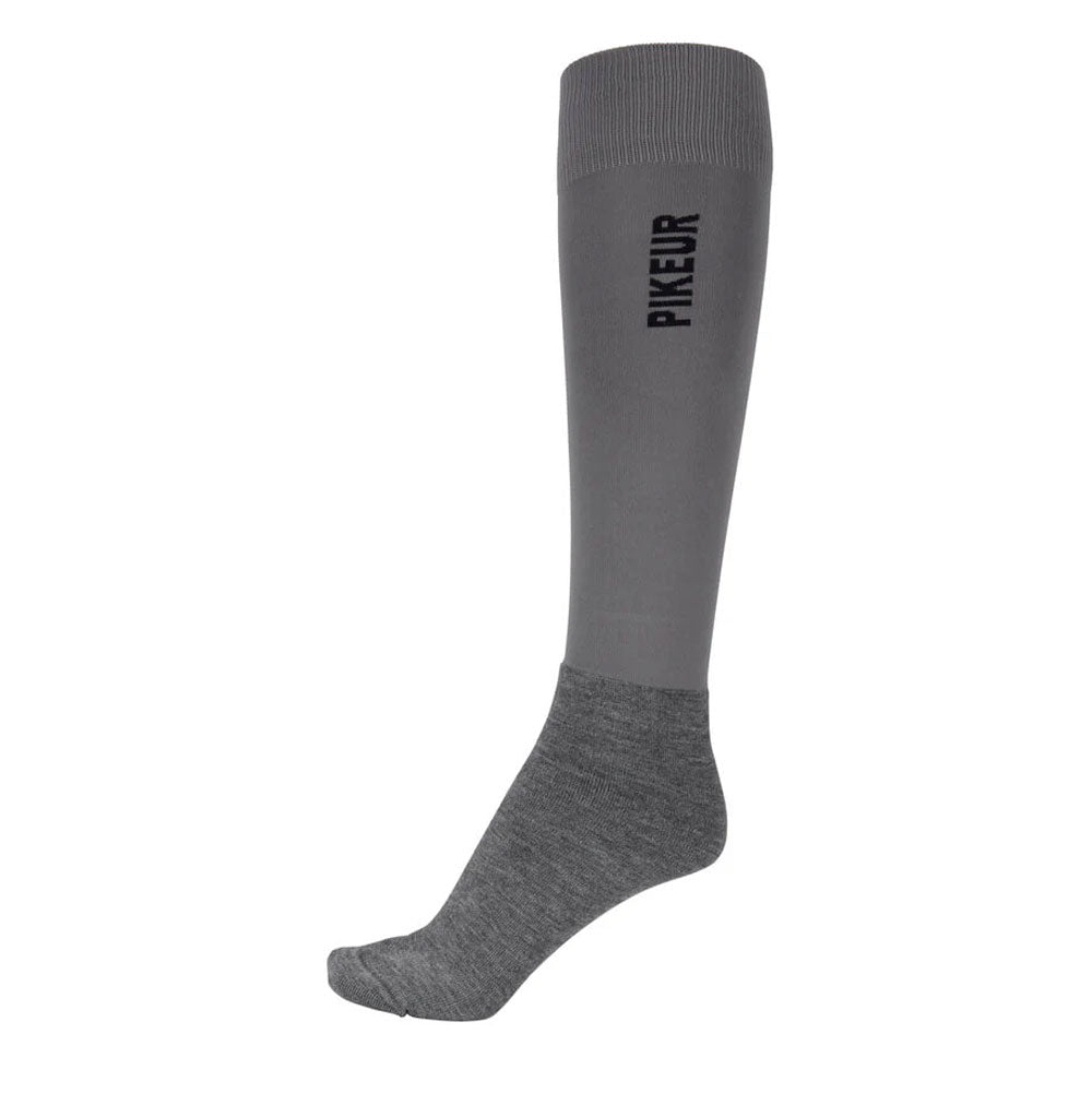 The Pikeur Ladies Merino Socks in Dark Grey#Dark Grey