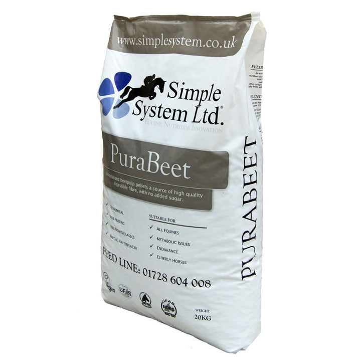 Simple System PuraBeet Unmolassed Beetpulp Pellets 20kg