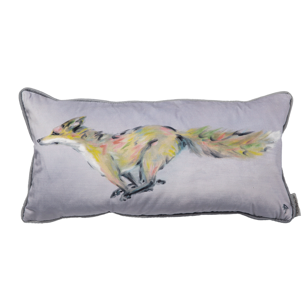 Anna Thompson Grey Fox Cushion