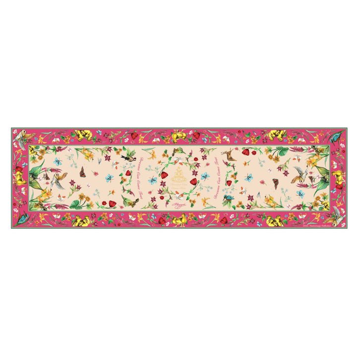 Clare Haggas Dream Can Come True Anniversary Collection Narrow Silk Scarf