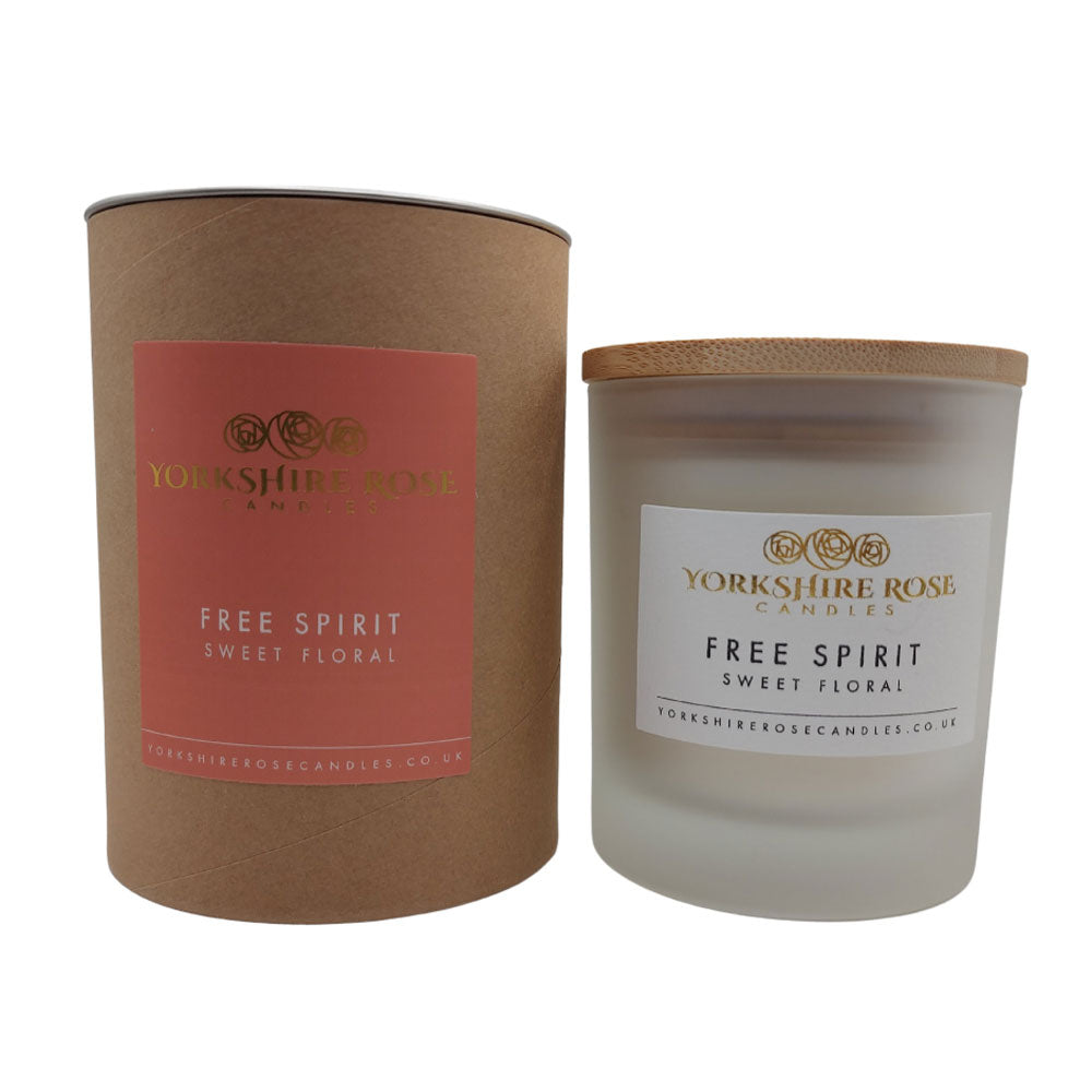YRC Frosted Glass Tumbler Candle - Free Spirit