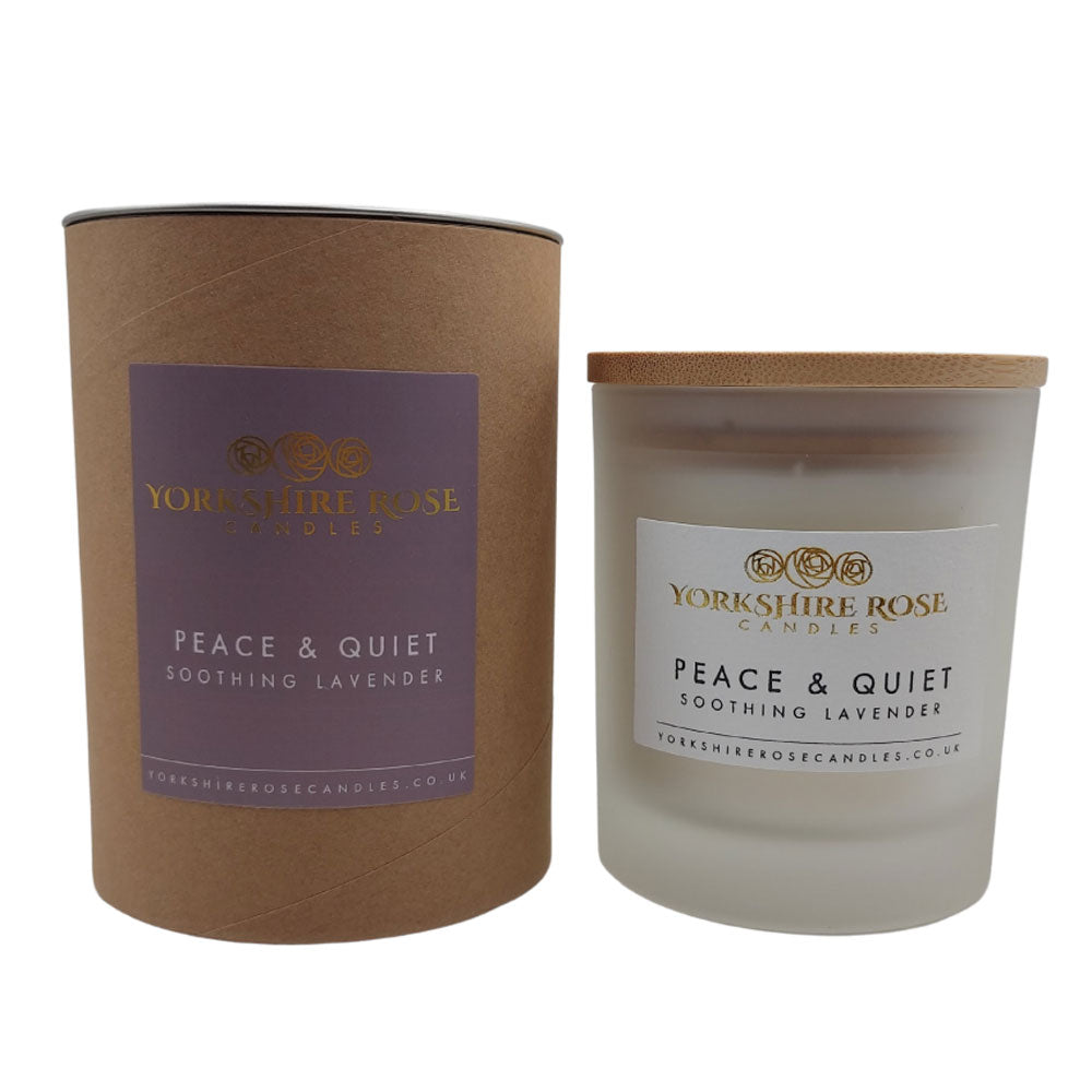 YRC Frosted Glass Tumbler Candle - Peace & Quiet