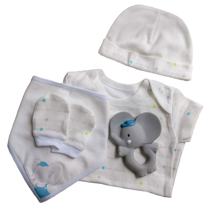 Tikiri Alvin the Elephant New Born Baby Gift Set