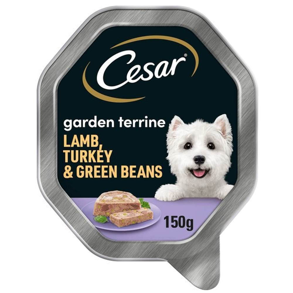 Cesar Classics Tender Loaf for Dogs with Turkey, Lamb and Green Beans 150g