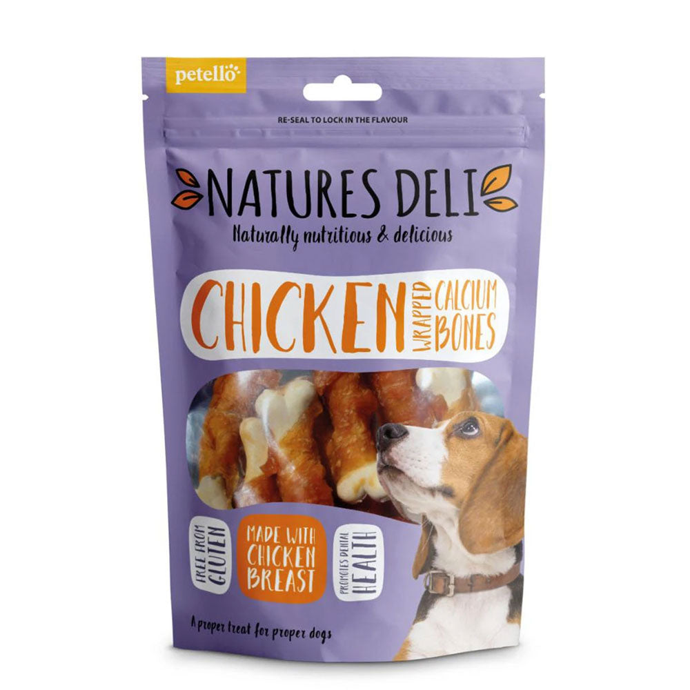 Natures Deli Chicken Wrapped Calcium Bone 100g