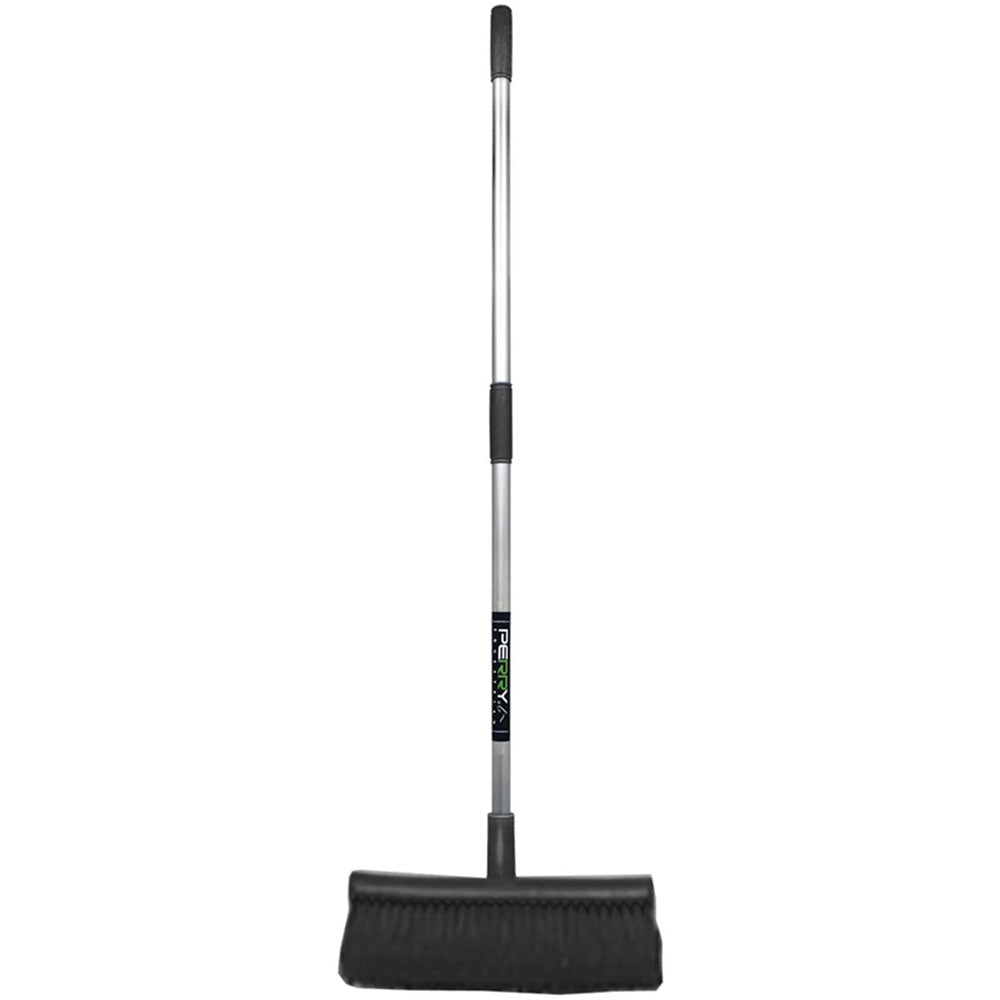 The Perry Equestrian Stable Brush and Scraper in Black#Black