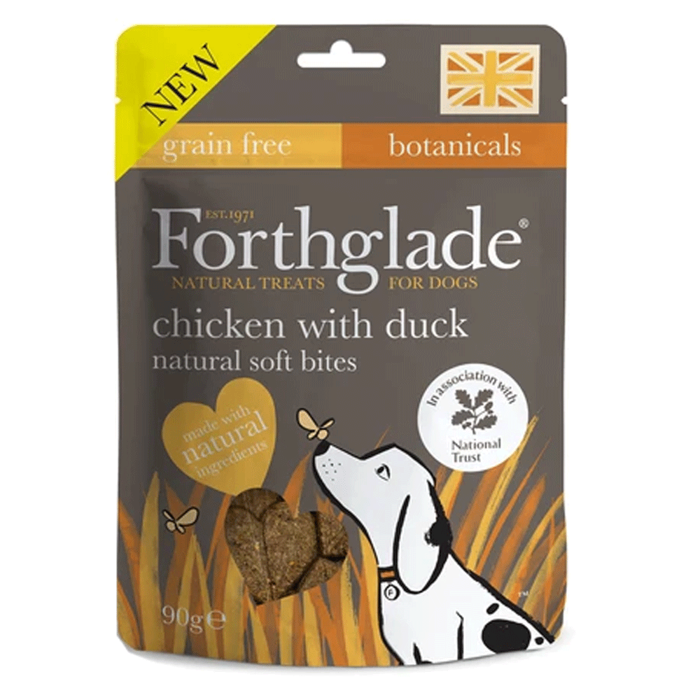 Forthglade Natural Soft Bite Treat Chicken with Duck 90g 90g
