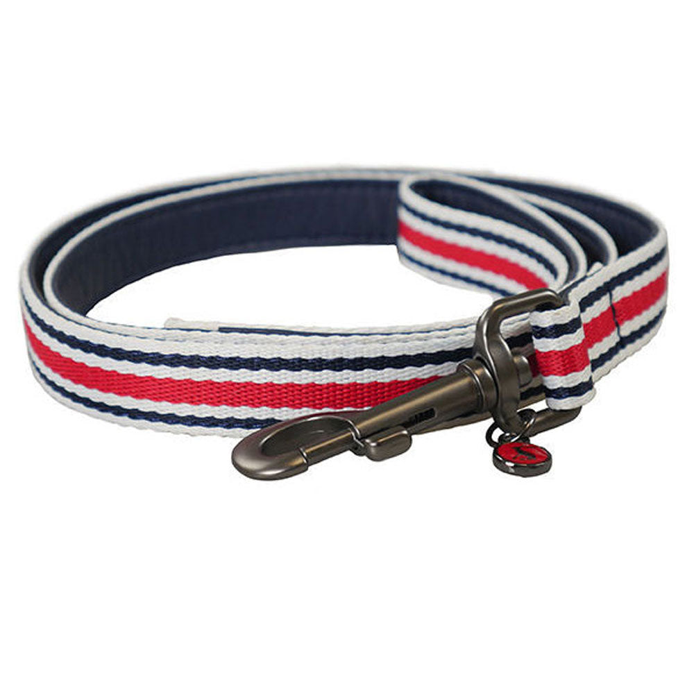The Joules Coastal Dog Lead in Red#Red