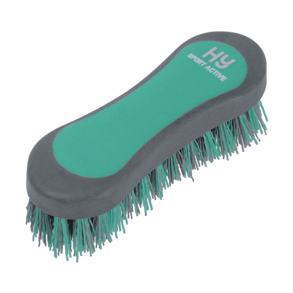 The Hy Sport Active Groom Hoof Brush in Emerald Green#Emerald Green