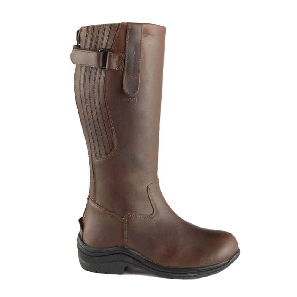 The Toggi Childs Carlton Long Riding Boot in Brown#Brown