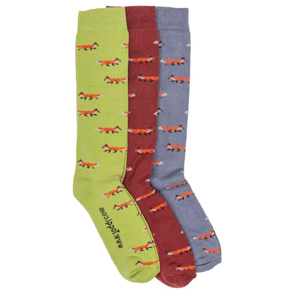 The Toggi Mens Fox 3 Pack Socks in Brown#Brown
