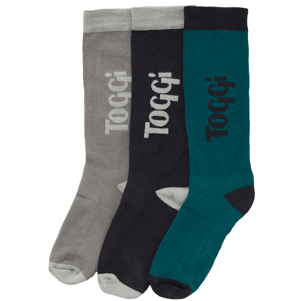 The Toggi Mens Eco 3 Pack socks in Multi-Print#Multi-Print