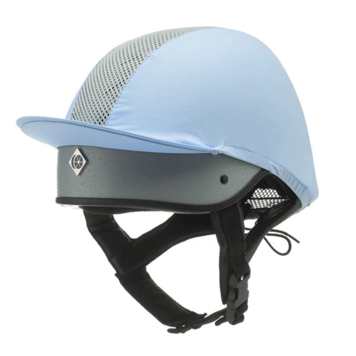 The Charles Owen This Esme JS1 Pro Riding Hat in Grey#Grey