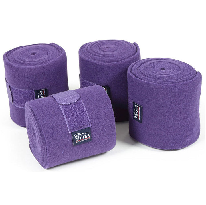 Shires Arma Fleece Bandages in Purple#Purple