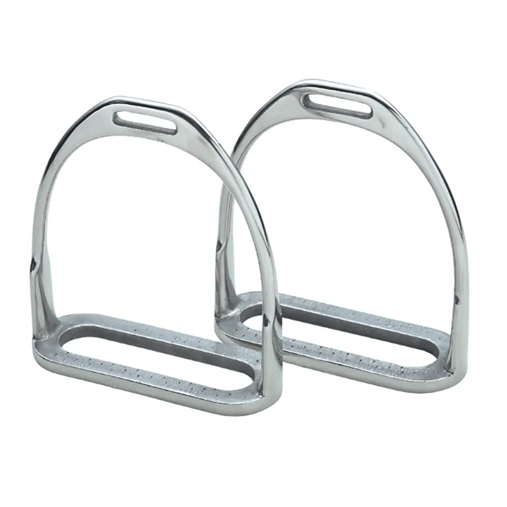 The Shires Prussia Side Stirrup Irons in Silver#Silver
