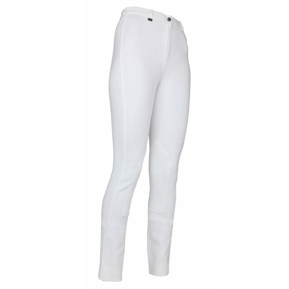 The Shires Ladies SaddleHugger Jodhpurs in White#White