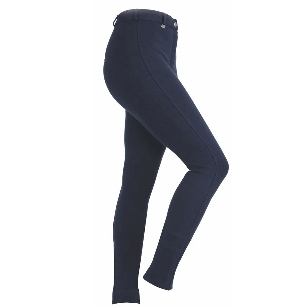 The Shires Ladies SaddleHugger Jodhpurs in Navy#Navy