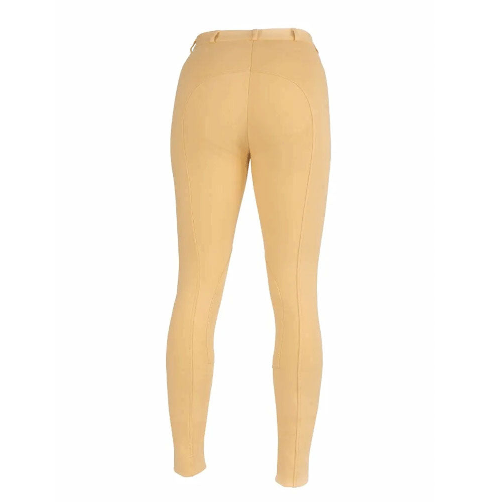 The Shires Ladies SaddleHugger Jodhpurs in Yellow#Yellow