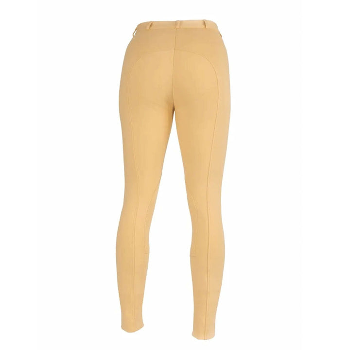The Shires Ladies SaddleHugger Jodhpurs in Yellow#Yellow