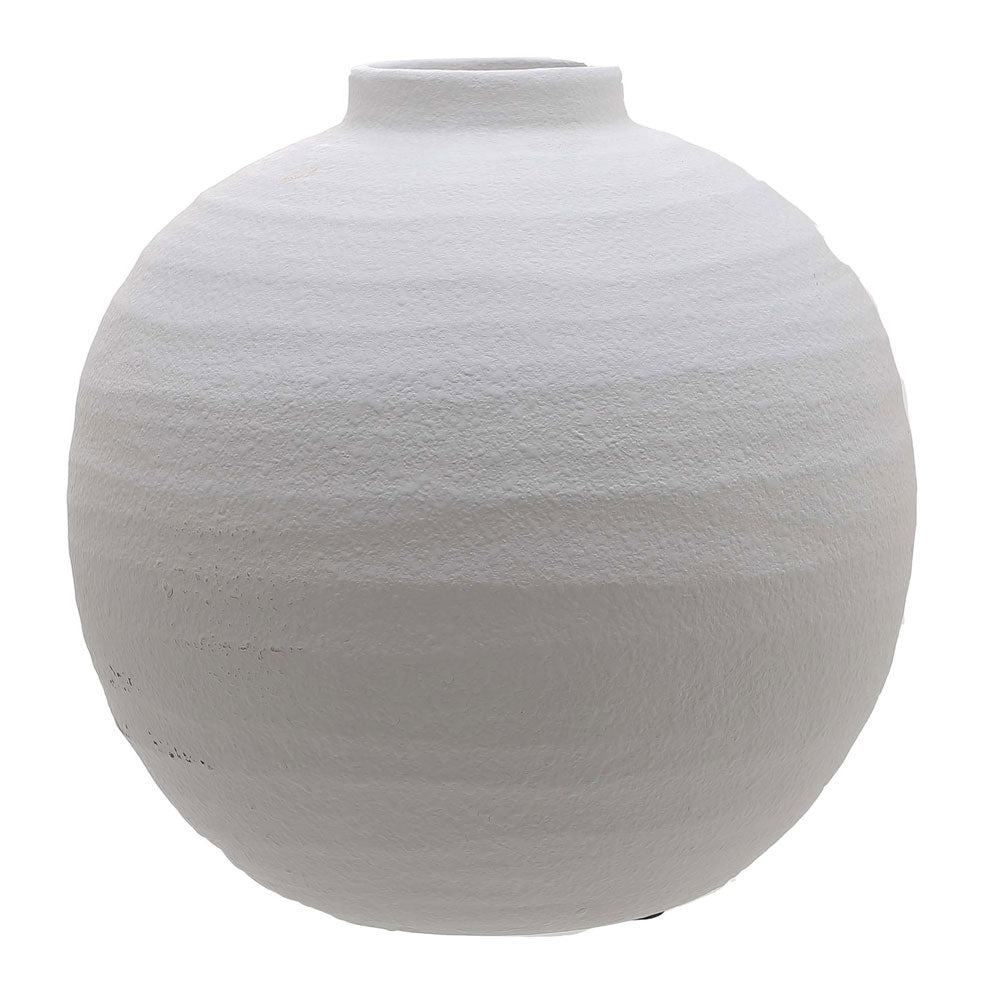 Millbry Hill Tiber Matt White Ceramic Vase