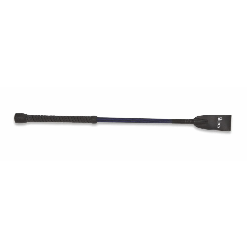 The Shires Zigzag Stem Whip in Navy#Navy