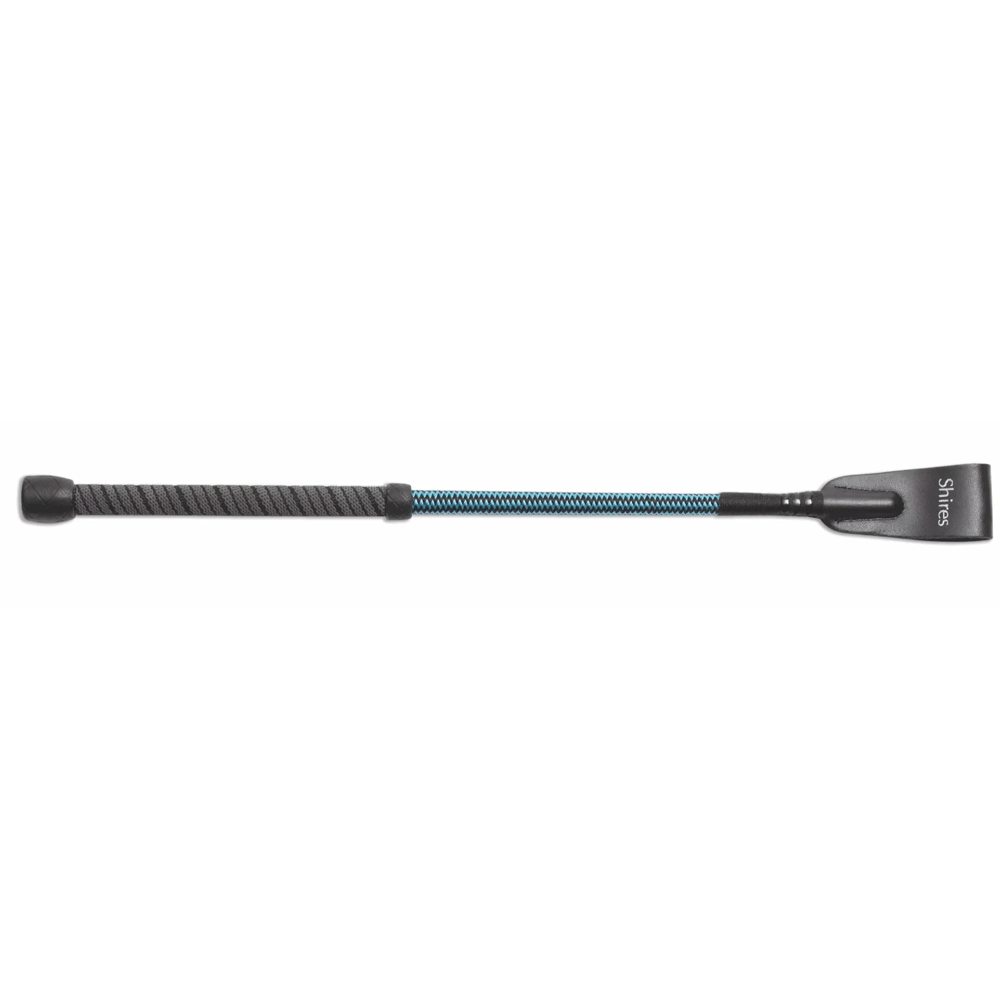 The Shires Zigzag Stem Whip in Blue#Blue