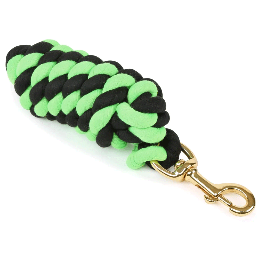 The Shires Headcollar Lead Rope With Trigger Clip in Green#Green