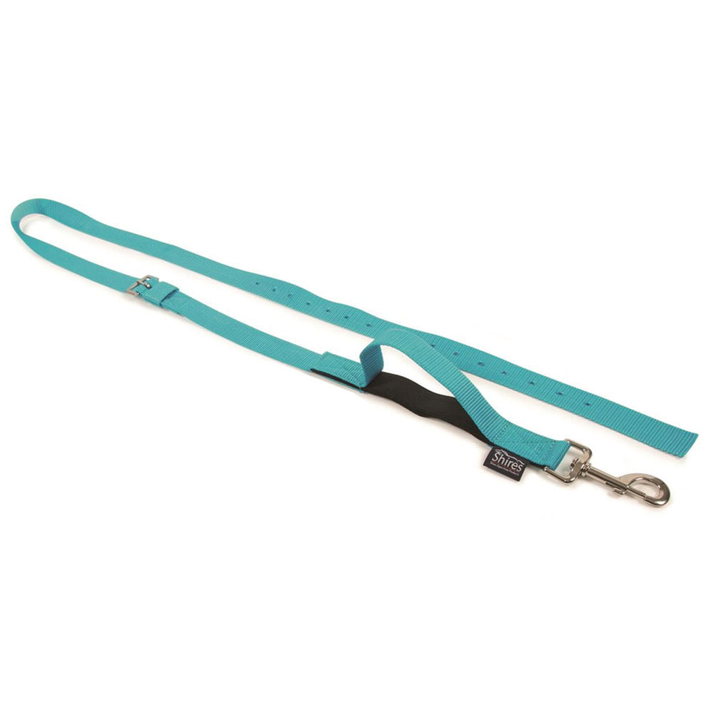 The Shires Nylon Web Side Reins in Blue#Blue