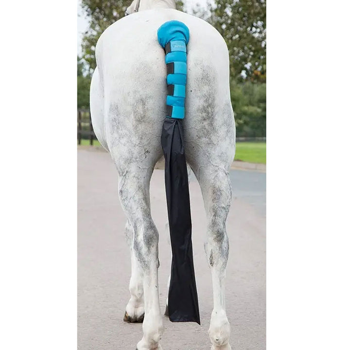 The Shires Arma Padded Tail Guard With Bag in Blue#Blue