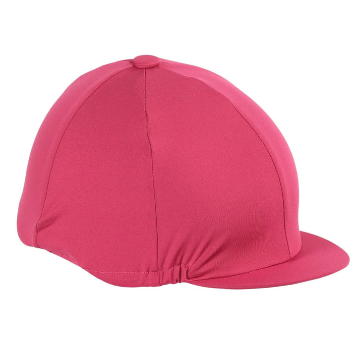 The Shires Hat Cover Synthetic Stretch in Pink#Pink