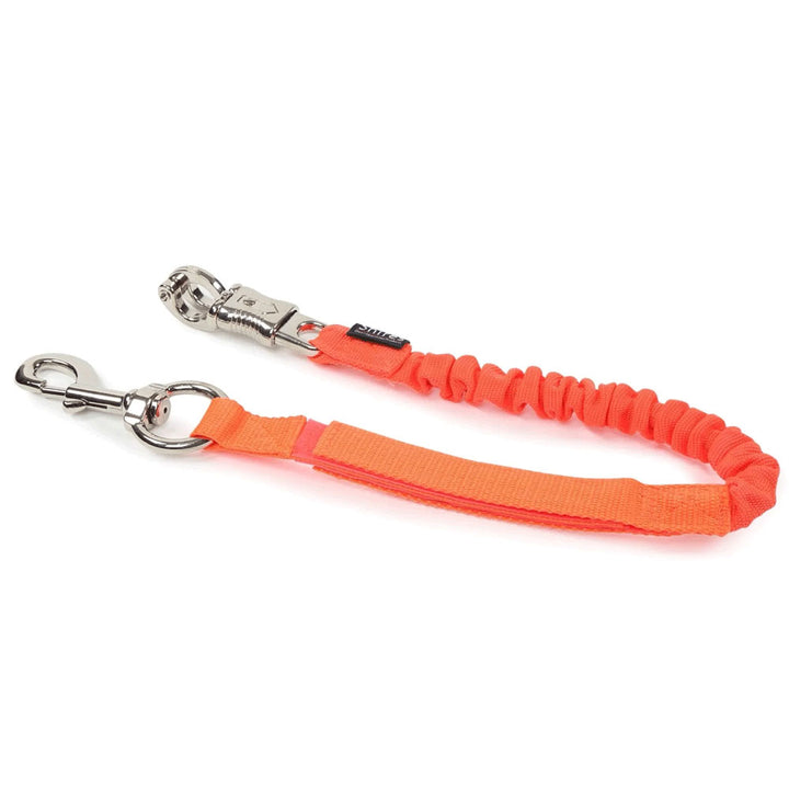 The Shires Bungee Breakaway Trailer Tie in Orange#Orange