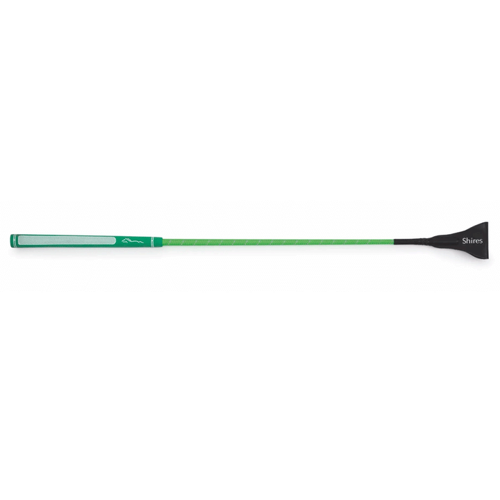 The Shires Rainbow General Purpose Whip in Green#Green