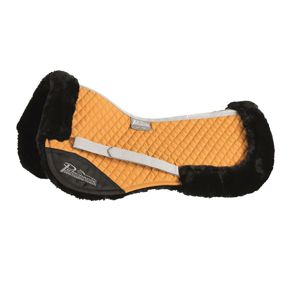 Shires Performance Half Pad in Yellow#Yellow