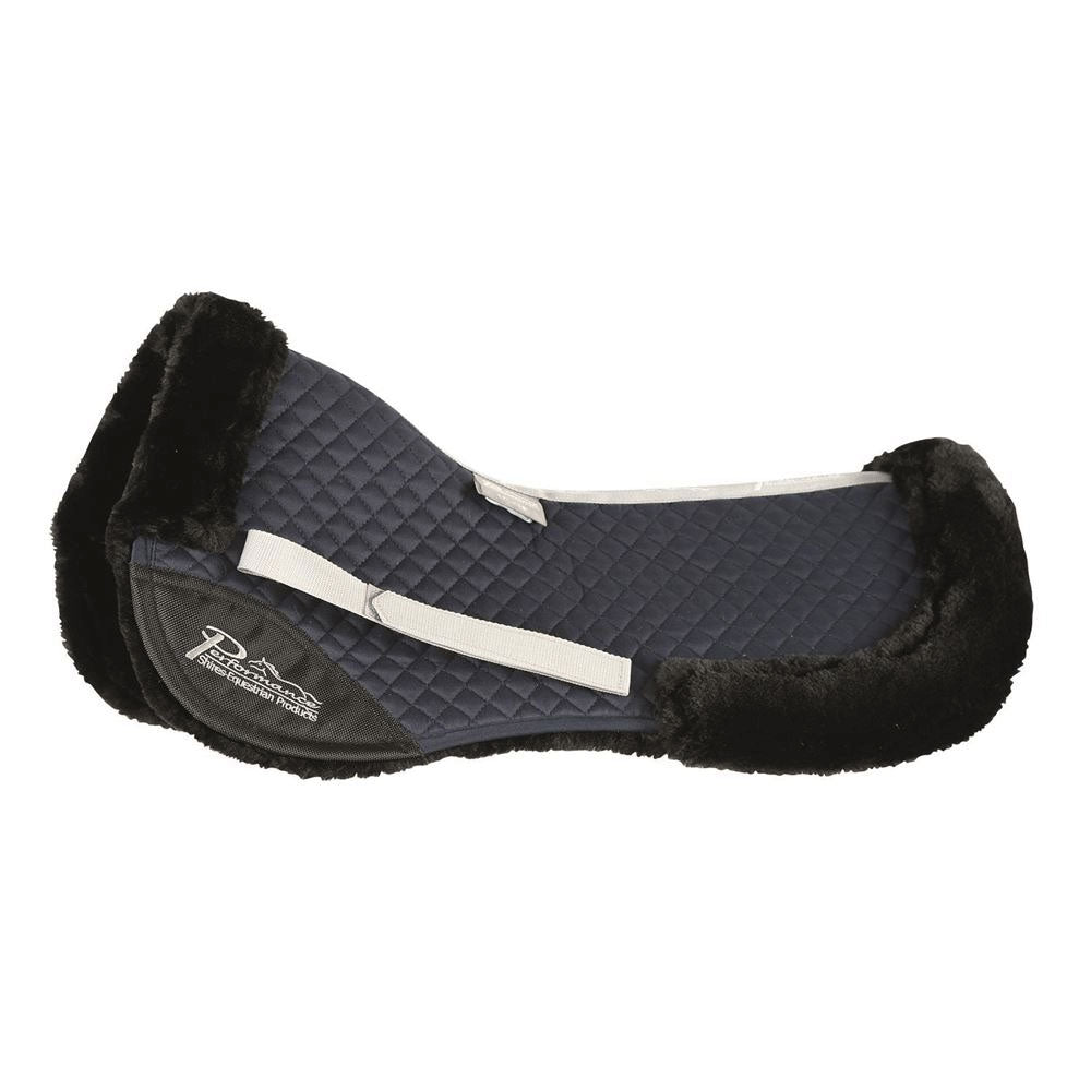 Shires Performance Half Pad in Navy#Navy
