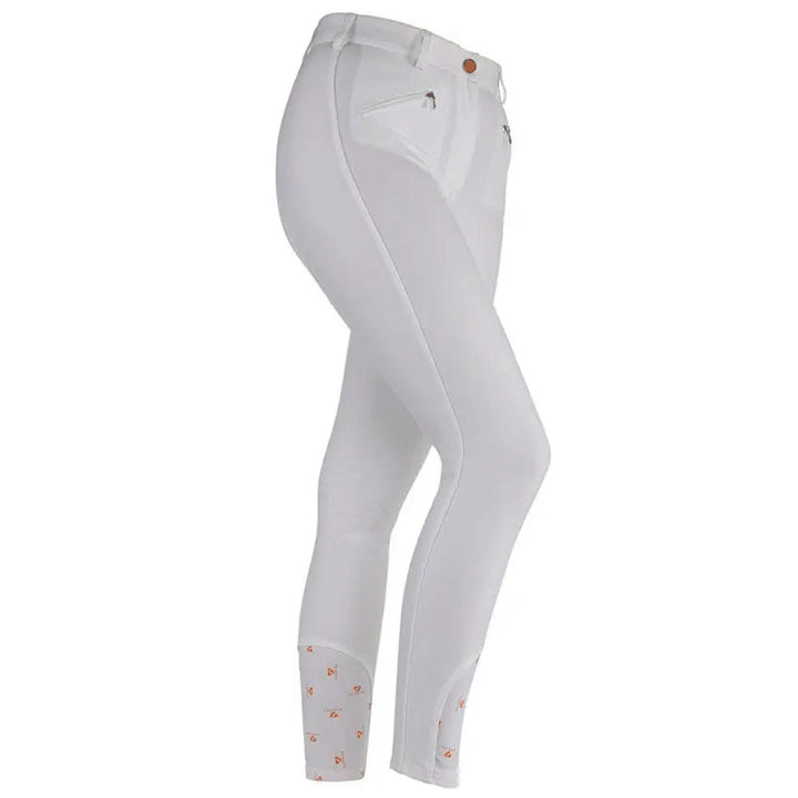 The Aubrion Maids Thompson Breeches in White#White