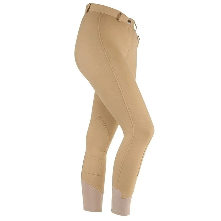 The Shires Ladies Saddlehugger Breeches in Beige#Beige