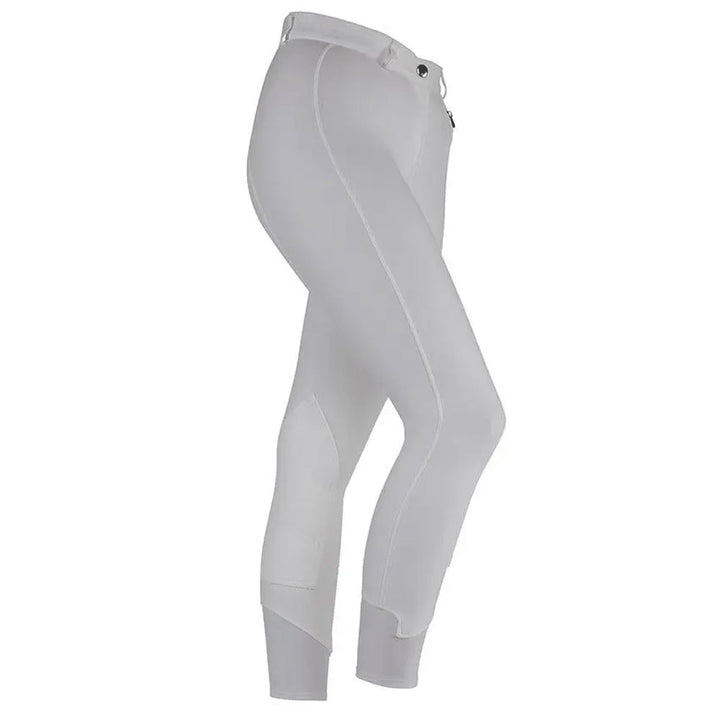 The Shires Ladies Saddlehugger Breeches in White#White