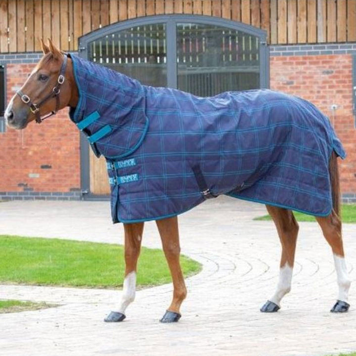 The Shires Tempest Plus 100g Combo Stable Rug in Navy#Navy