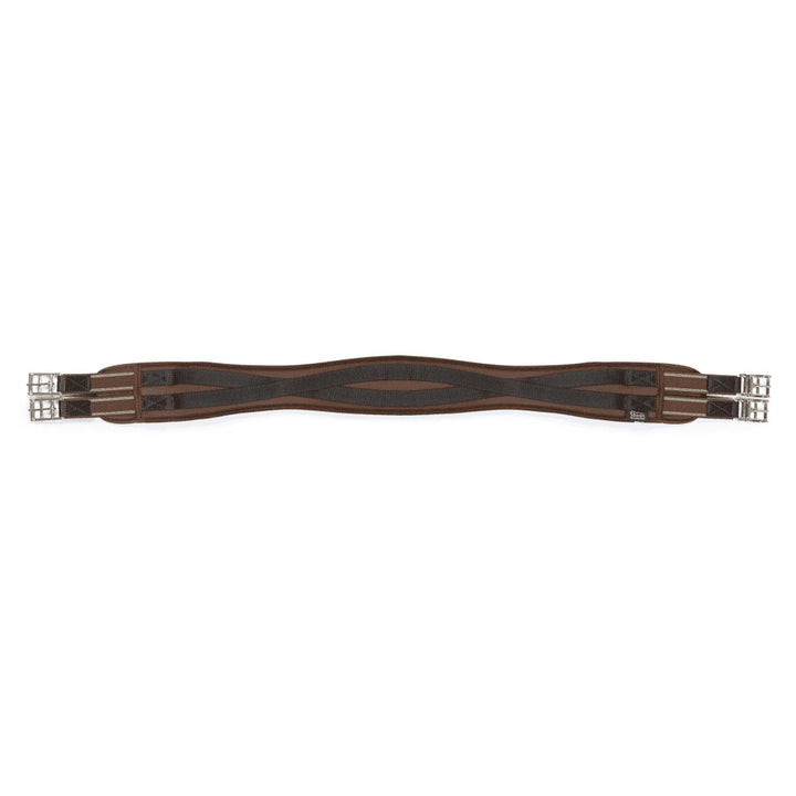 The Shires Memory Foam Girth in Brown#Brown