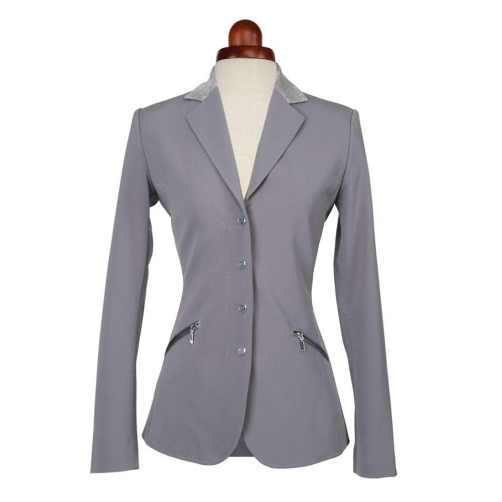 Aubrion Ladies Oxford Show Jacket in Grey#Grey