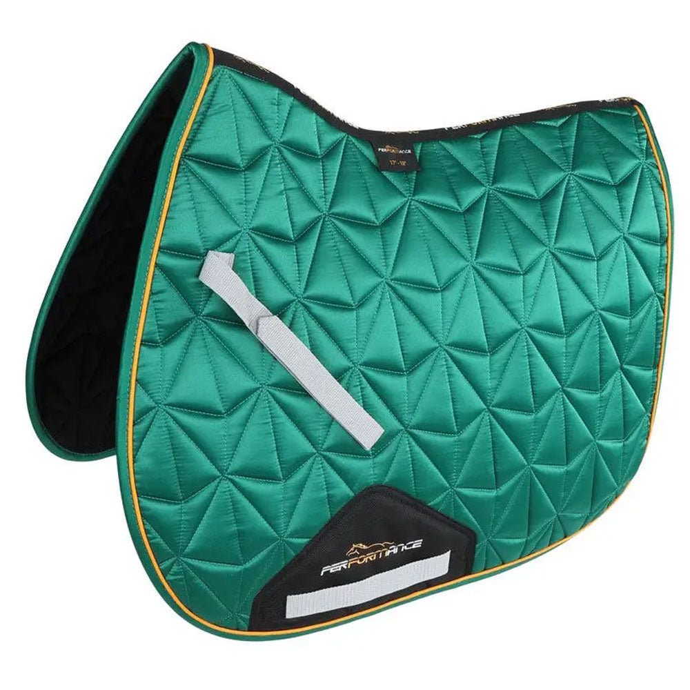 Shires Performance Luxe Saddlecloth in Green#Green