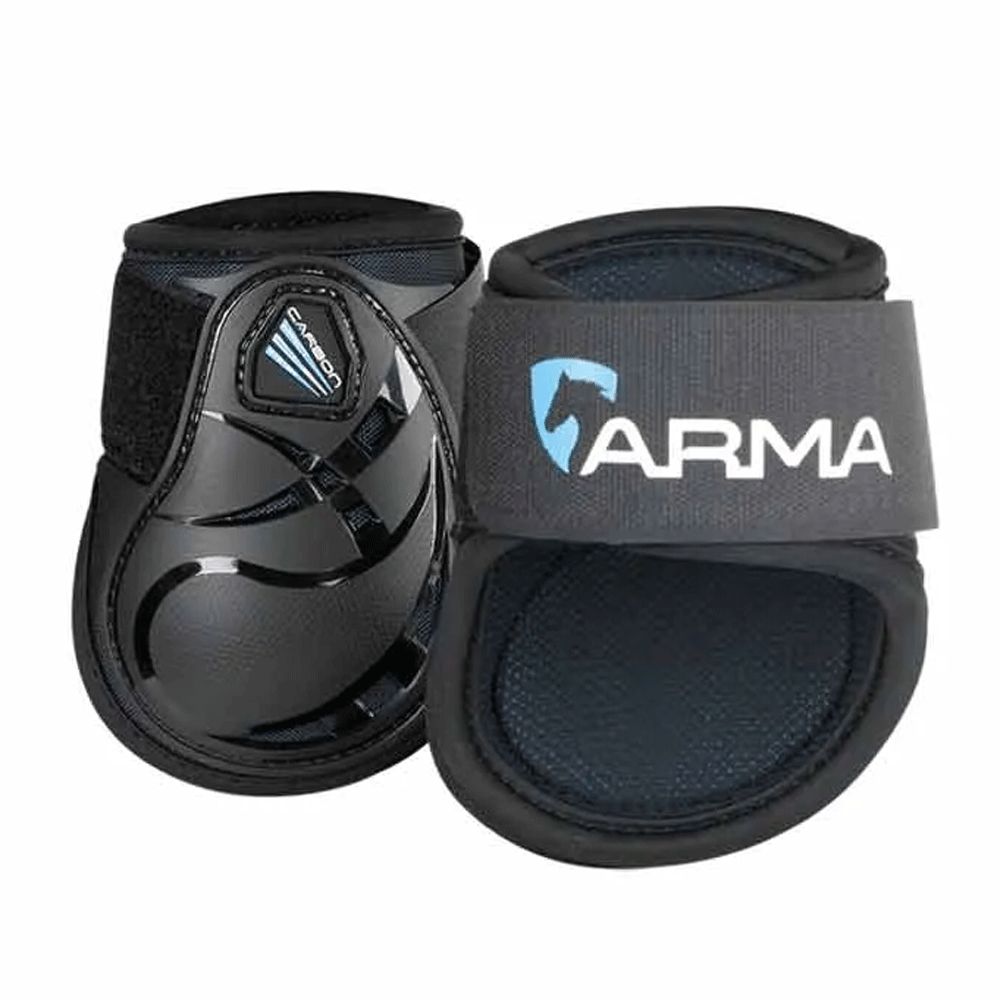 The Shires ARMA Carbon Fetlock Boots in Black#Black
