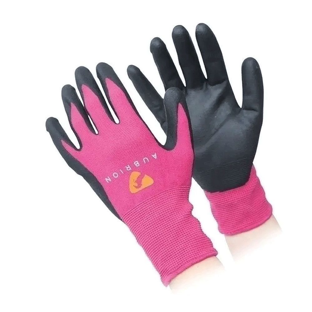 Aubrion All Purpose Yard Gloves in Pink#Pink