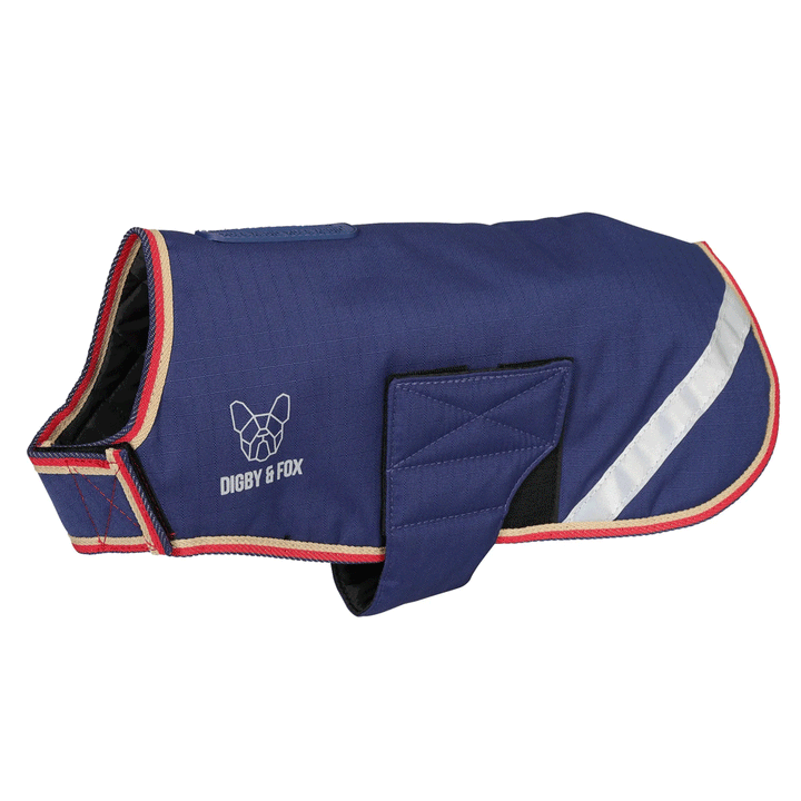 The Digby & Fox Waterproof Dog Coat in Purple#Purple