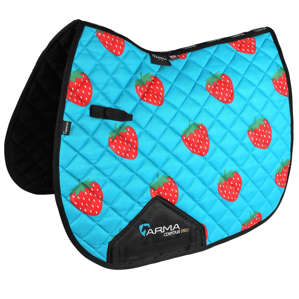 Shires ARMA Fruity Saddlecloth in Blue#Blue