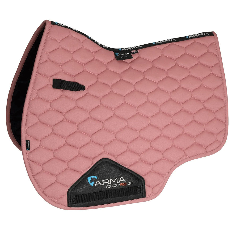 The Shires ARMA Luxe Saddlecloth in Pink#Pink