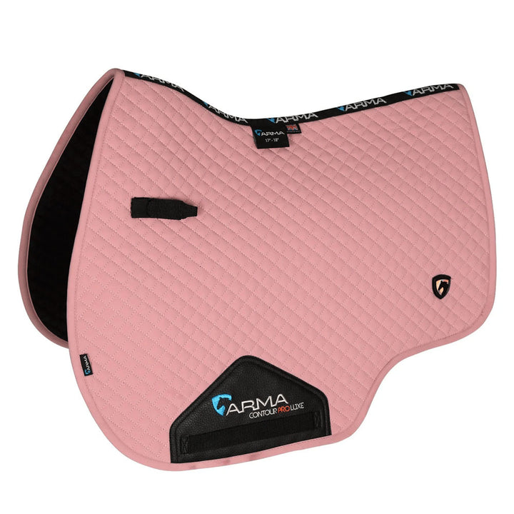 The Shires ARMA Luxe Cotton Saddlecloth in Pink#Pink