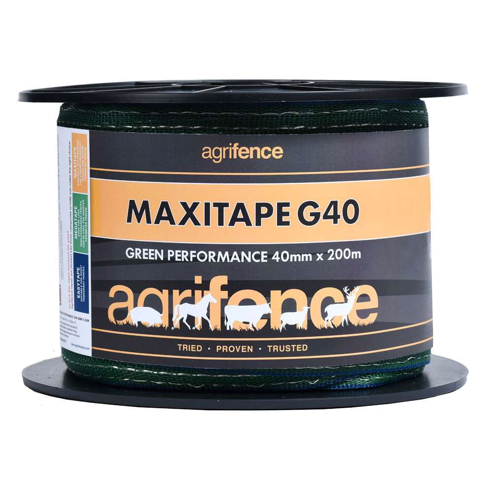Agrifence Maxitape G40 Green Performance Tape 40mm x 200m