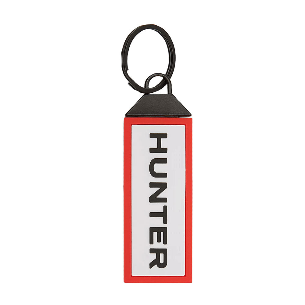 The Hunter Original Logo Keyring in Red#Red