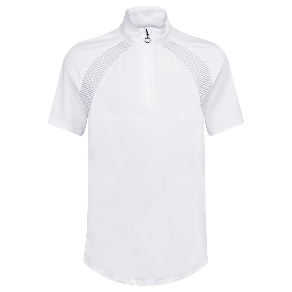 The Equetech Junior Active Extreme Competition Shirt in White#White